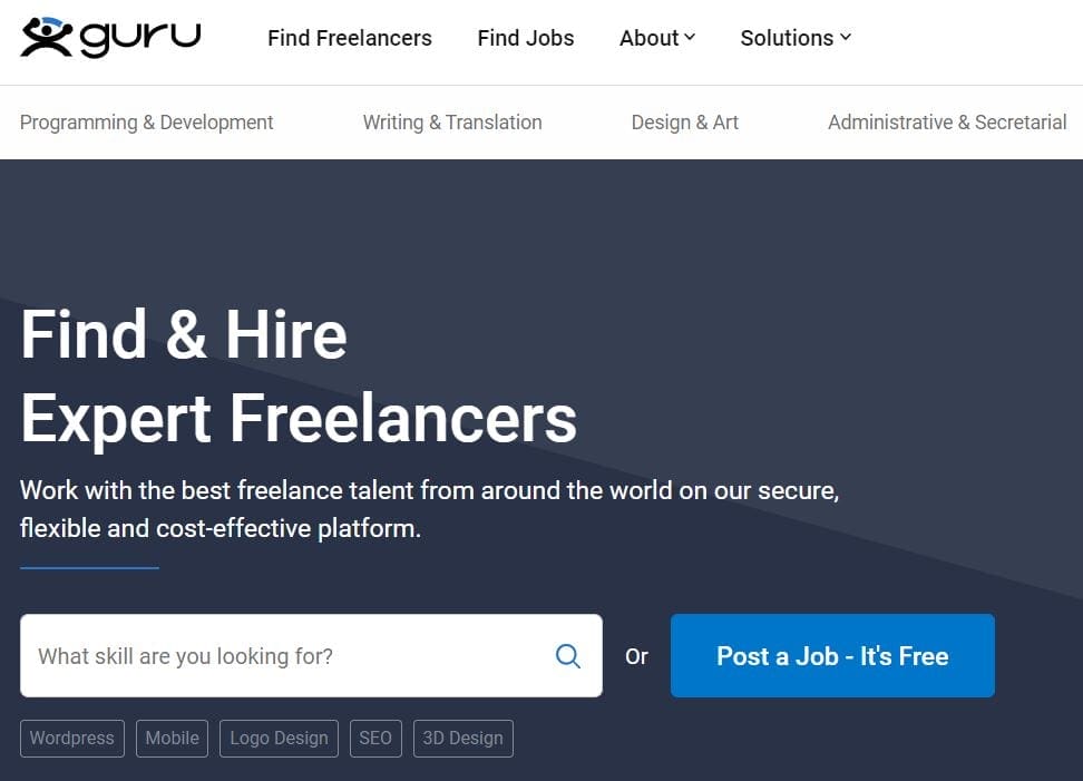 افضل موقع فري لانسر أجنبي وطريقة الربح من مواقع الخدمات المصغرة الاجنبية 2023 7 Guru موقع